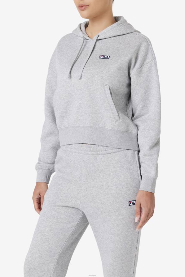 2HNL1493 хедър сиво FILA качулка marina heather grey fila