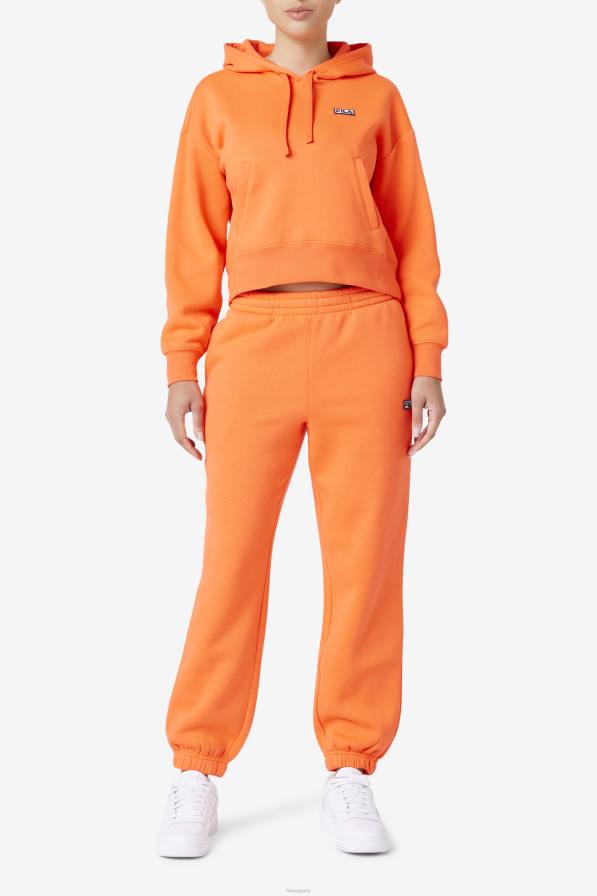 2HNL1497 огнен корал FILA огнено коралово фила марина суичър