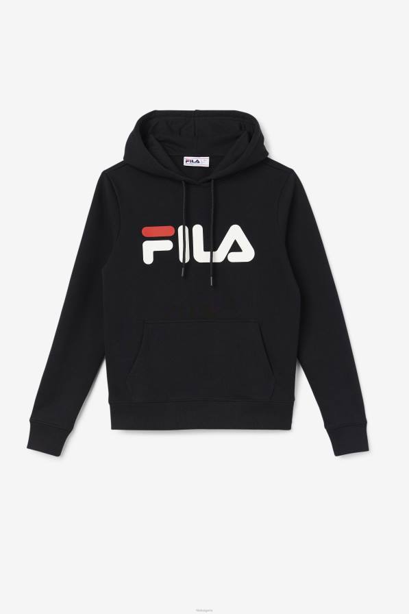 2HNL1523 черно/гардения/червено FILA lucy hoodie черно/гардения/червена фила