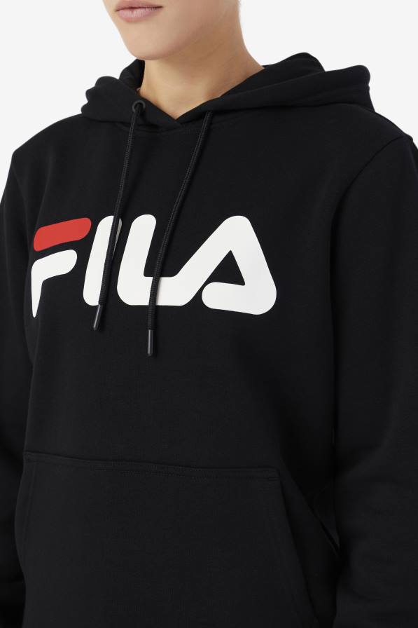 2HNL1523 черно/гардения/червено FILA lucy hoodie черно/гардения/червена фила