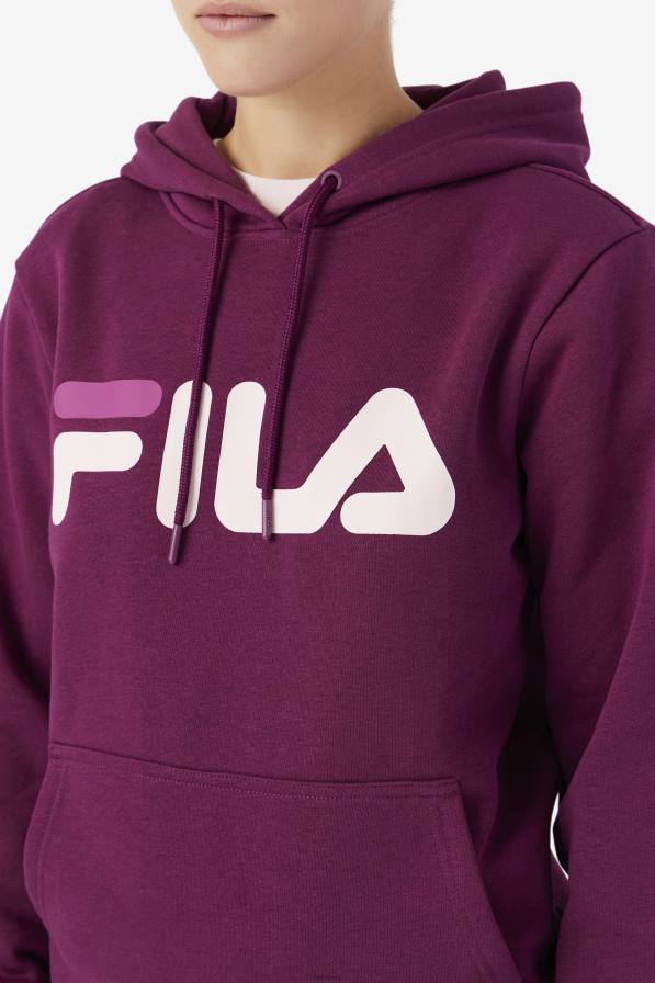 2HNL1526 гроздово вино/потпури/руж FILA lucy hoodie fila grape wine/potpourri/rouge