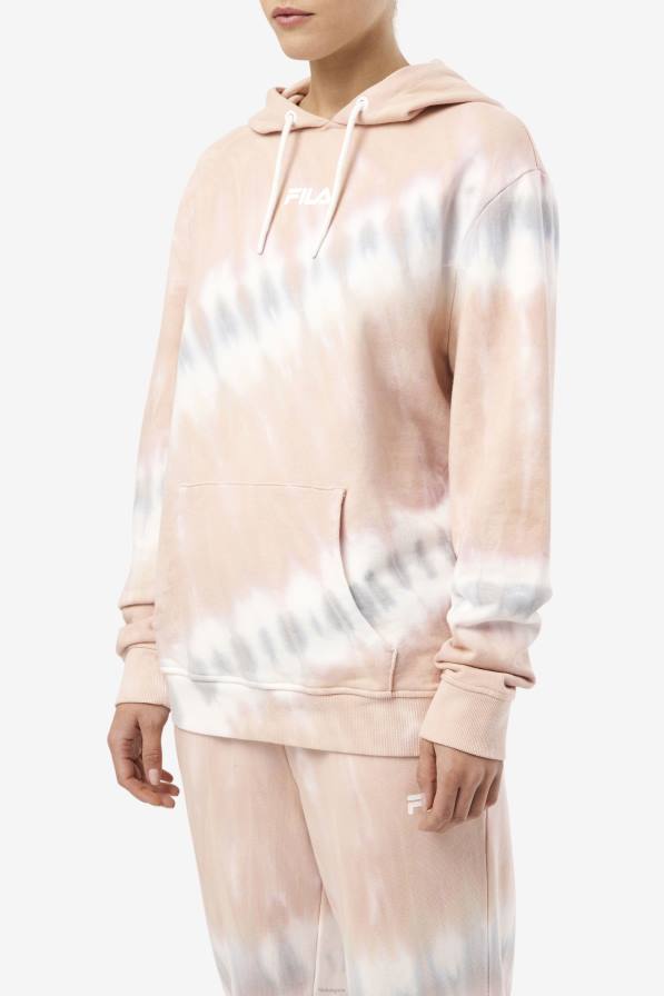 2HNL1531 гардения/бял/белгийски блок FILA суичър fila aerolynn tie dye гардения/бял/белгийски блок