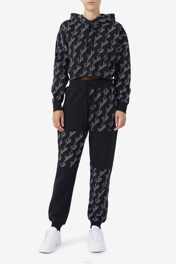 2HNL1541 черна/гардения FILA джанна качулка черна/гардения фила