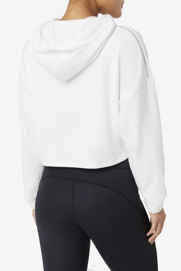 2HNL1876 бяло FILA fila бяла суичър с качулка fi-lux