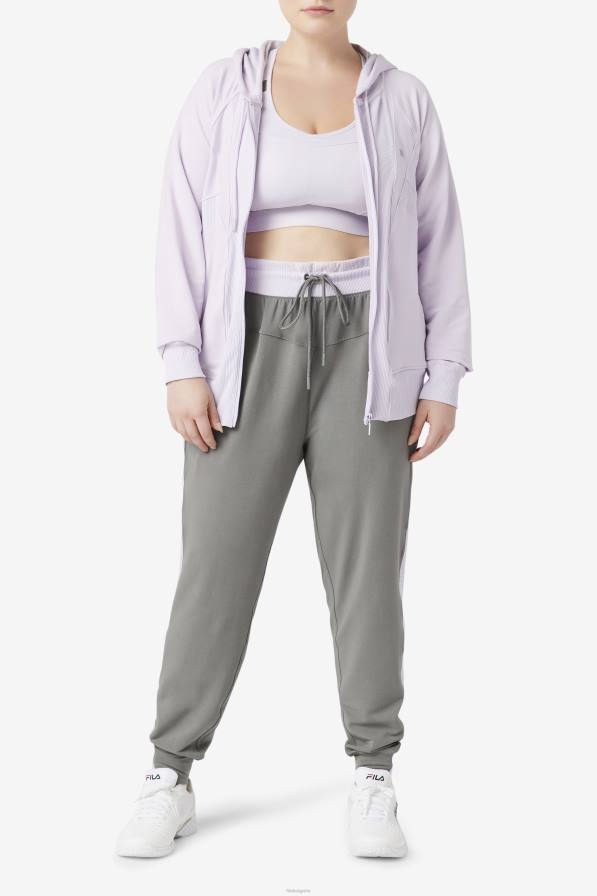 2HNL1885 лавандулово синьо FILA fila fi-lux суичър с цял цип лавандула синьо