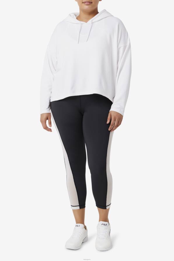 2HNL1891 бяло FILA fila fi-lux съкратена качулка бяла