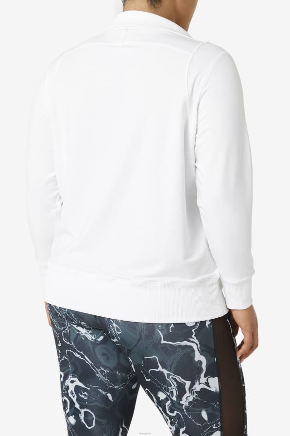 2HNL1927 бяло FILA fila fi-lux половин цип бял