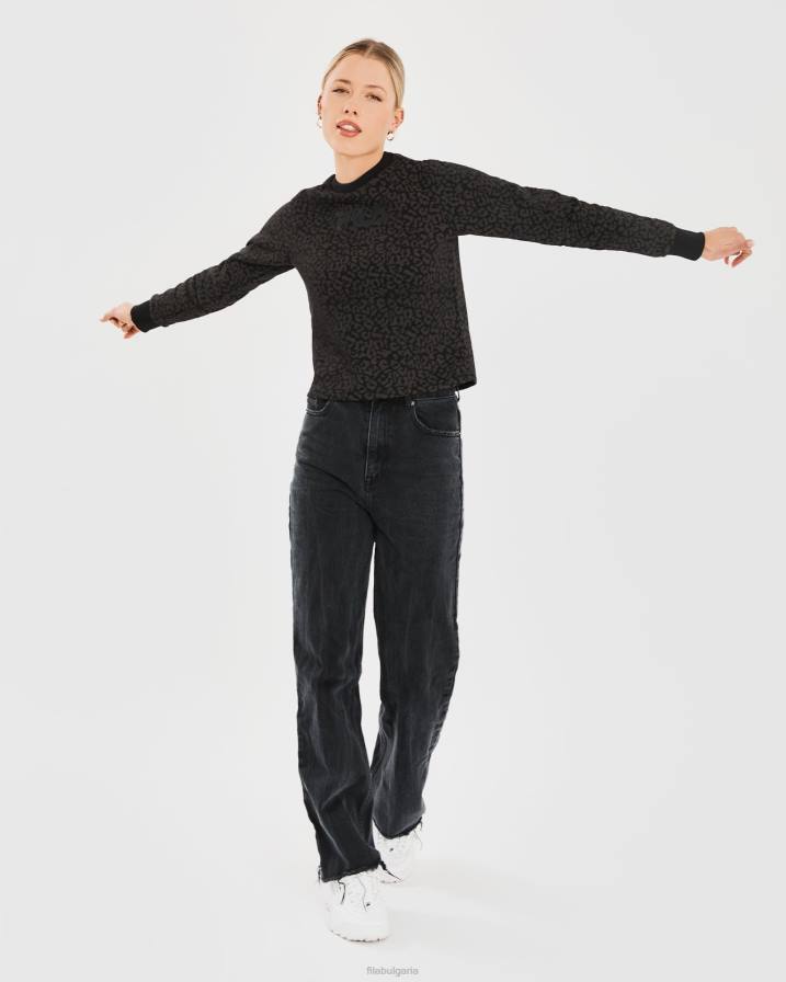 2HNL2808 черен FILA черни дамски маратонки volta crew fila