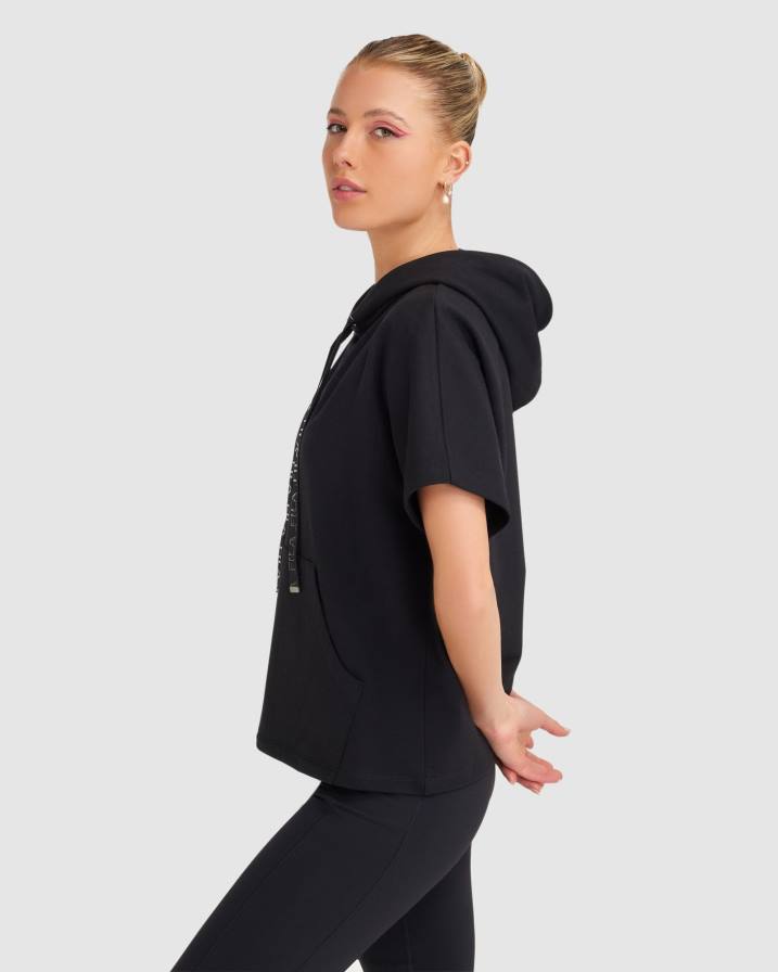 2HNL2814 черен FILA черна дамска качулка spencer ss fila