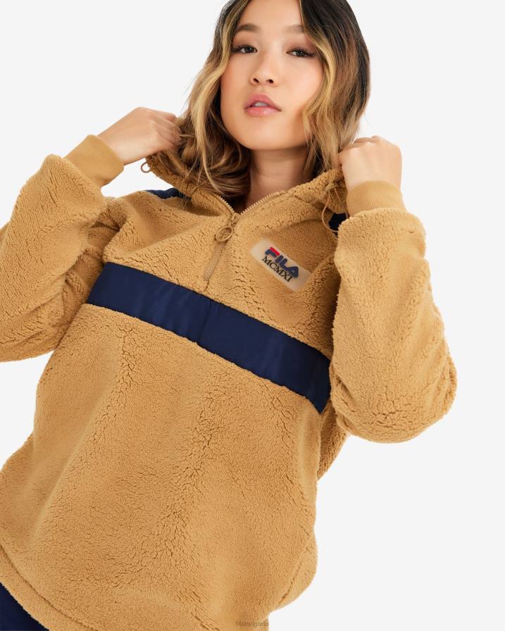 2HNL2880 плюшено FILA teddy дамски janet teddy qtr zip fila