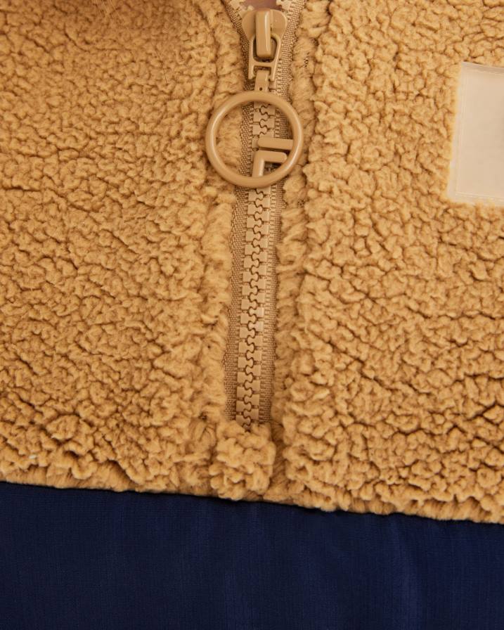 2HNL2880 плюшено FILA teddy дамски janet teddy qtr zip fila