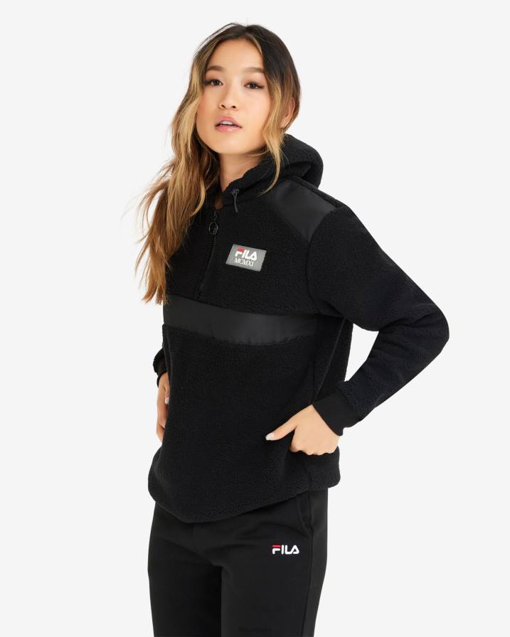 2HNL2952 черен FILA черни дамски janet teddy qtr zip fila
