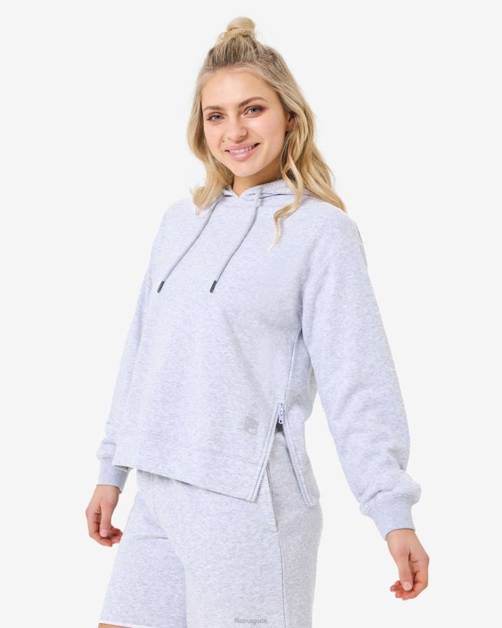 2HNL2954 светлосив мергел FILA yuna hoody fila светлосив мрамор