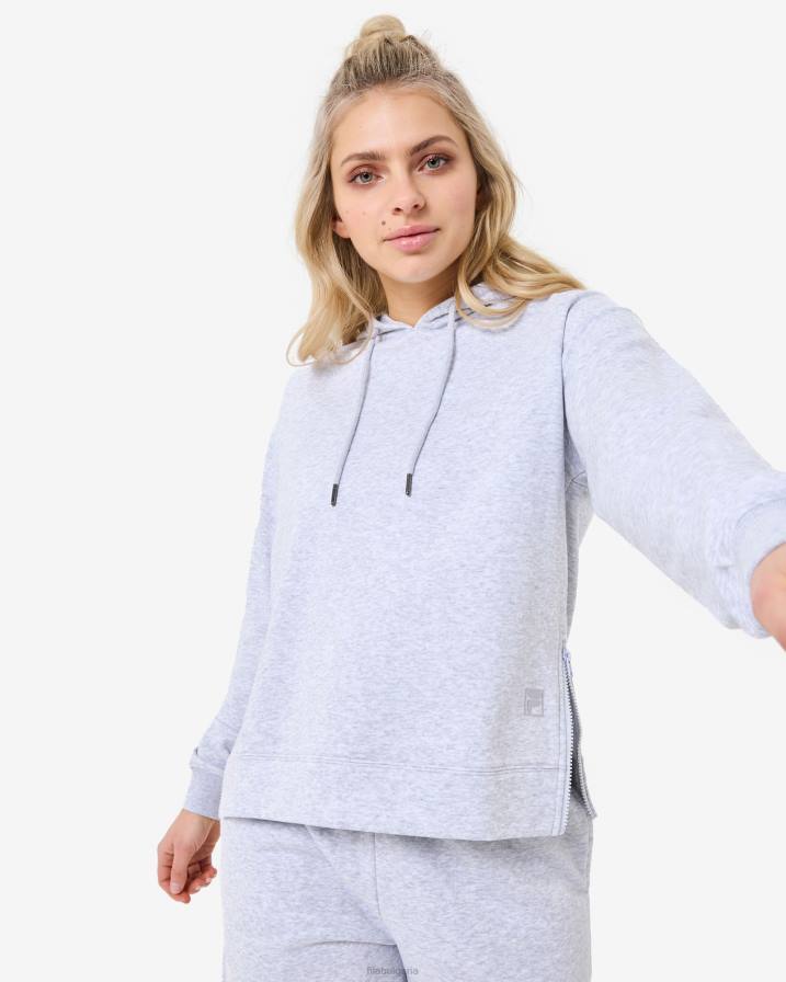 2HNL2954 светлосив мергел FILA yuna hoody fila светлосив мрамор