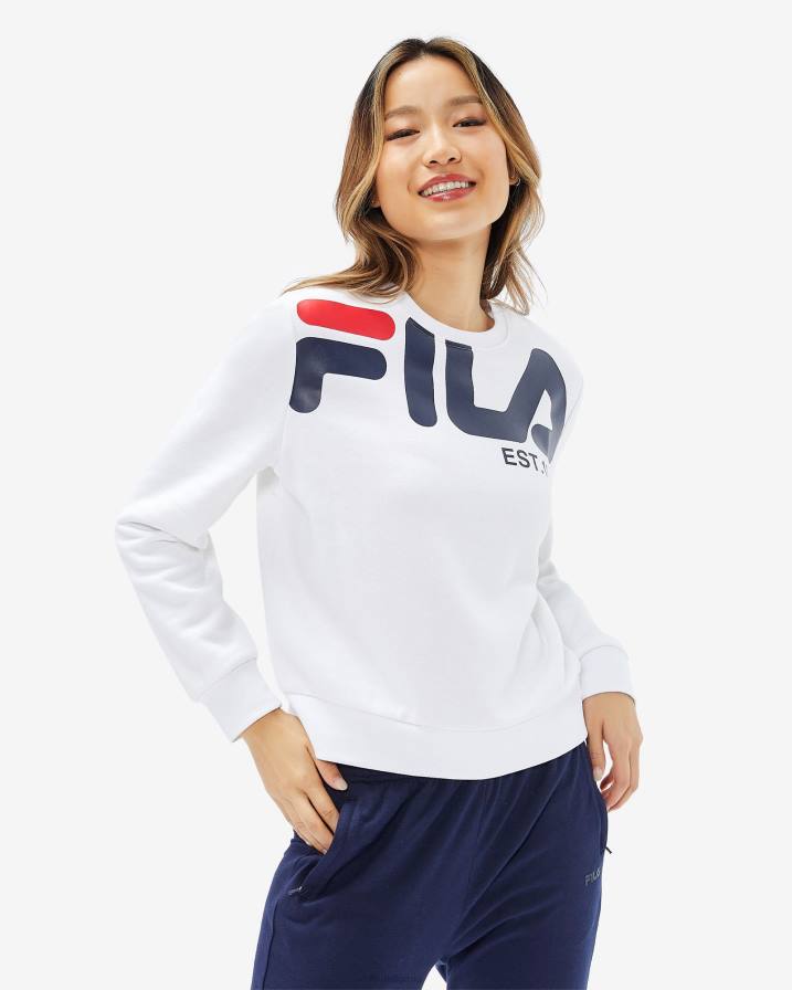 2HNL2956 бяло FILA fila бели жени grazia crew