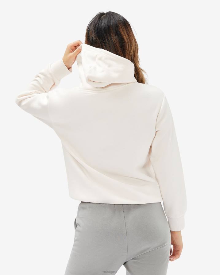 2HNL2964 кокосова сметана FILA кокосов крем дамска значка качулка fila