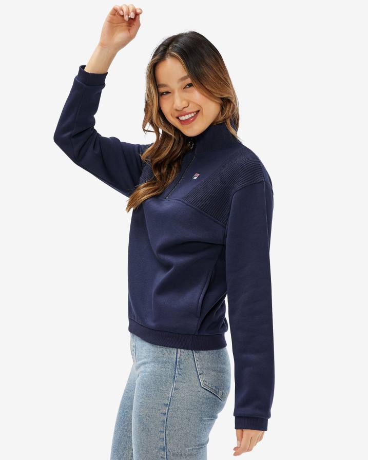 2HNL2965 военноморски флот FILA дамска значка fila qtr zip синьо