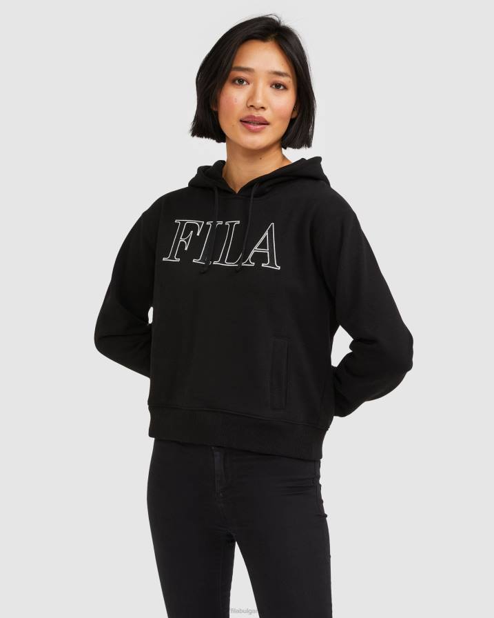 2HNL2970 черен FILA черен дамски hoody isidora fila