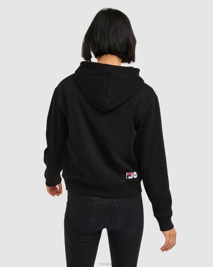 2HNL2970 черен FILA черен дамски hoody isidora fila
