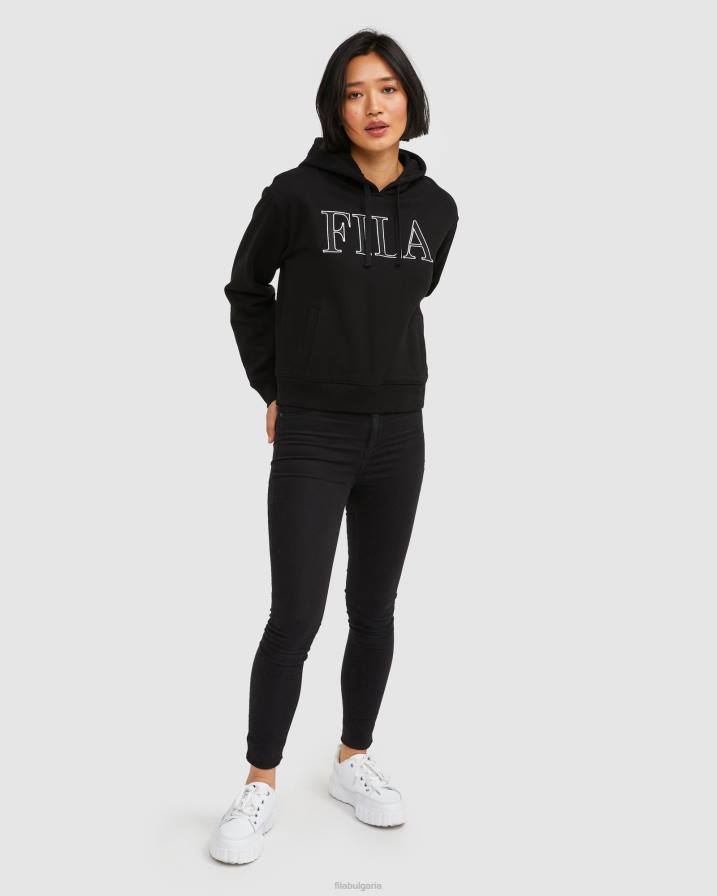 2HNL2970 черен FILA черен дамски hoody isidora fila