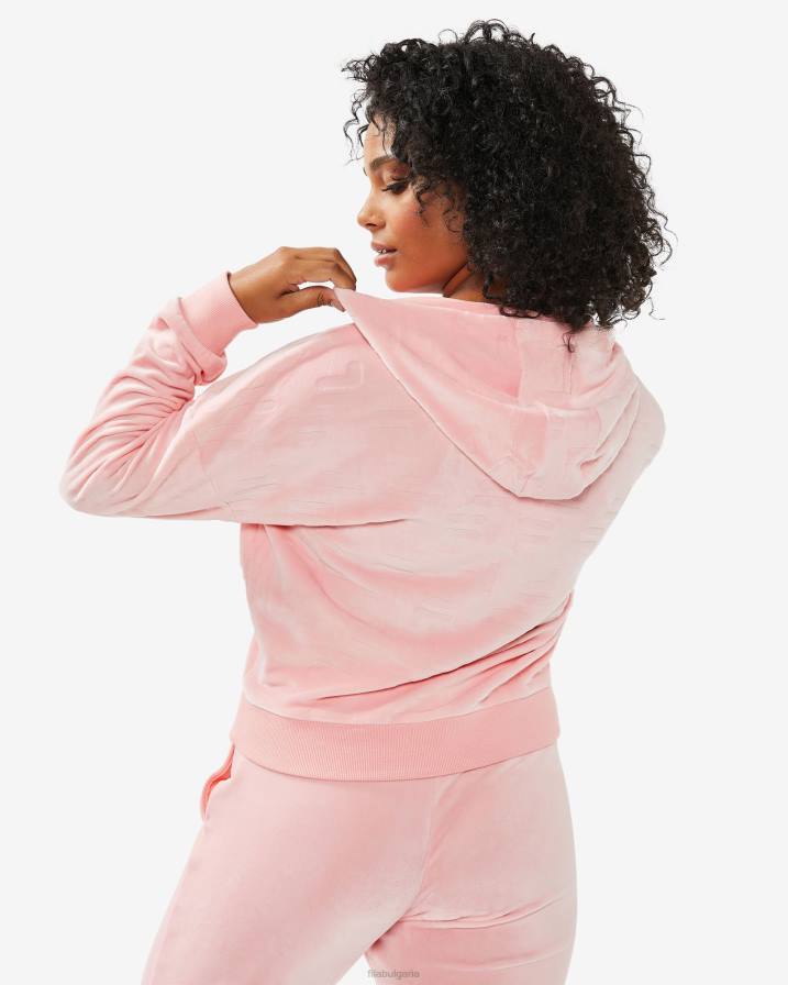 2HNL2971 бледа роза FILA fila дамски аспена qtr zip бледа роза