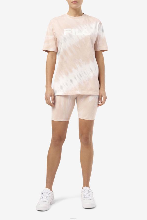 2HNL1404 гардения/бял/белгийски блок FILA гардения/бял/белгийски блок alivia tie dye tee fila