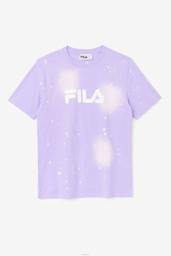 2HNL1406 боя за вратовръзка виола FILA alivia tie dye тениска fila viola tie dye