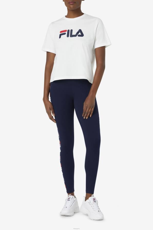 2HNL1408 бяло FILA fila бяла тениска Miss Eagle