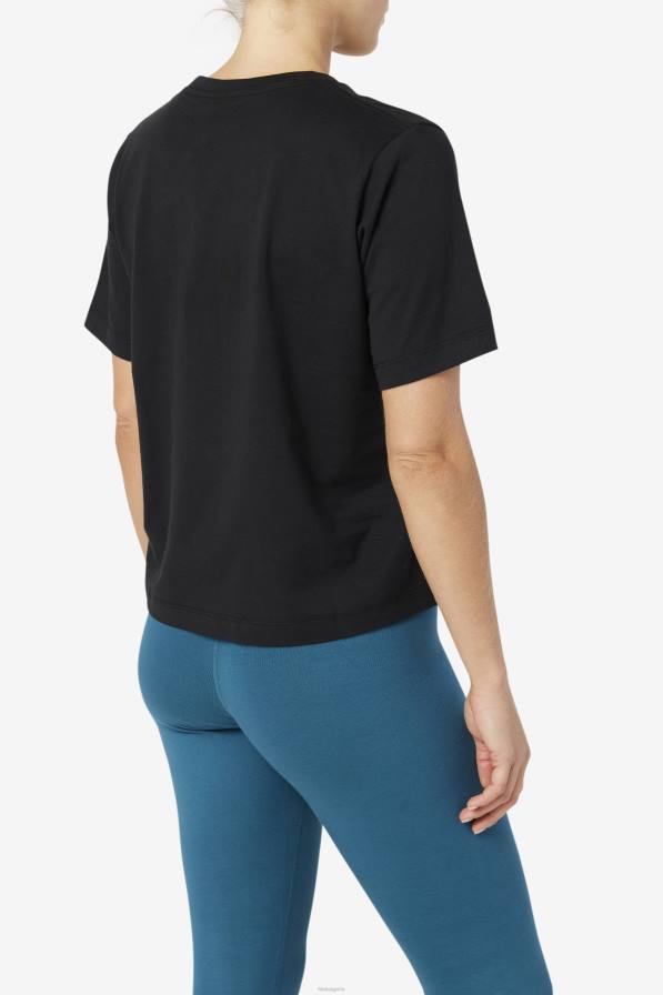 2HNL1447 черен FILA черна тениска fila thea