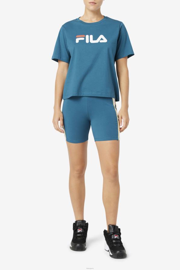 2HNL1449 син корал FILA синя коралова тениска fila thea