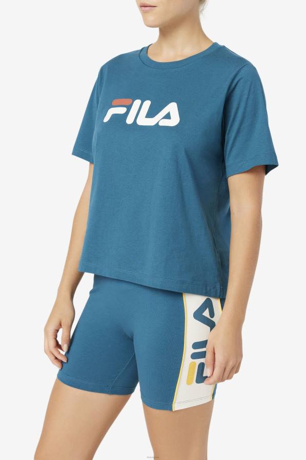 2HNL1449 син корал FILA синя коралова тениска fila thea
