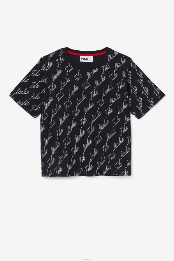 2HNL1459 черна/гардения FILA fila elizabeth tee black/gardenia