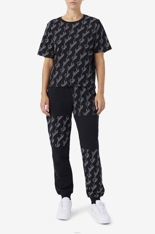 2HNL1459 черна/гардения FILA fila elizabeth tee black/gardenia