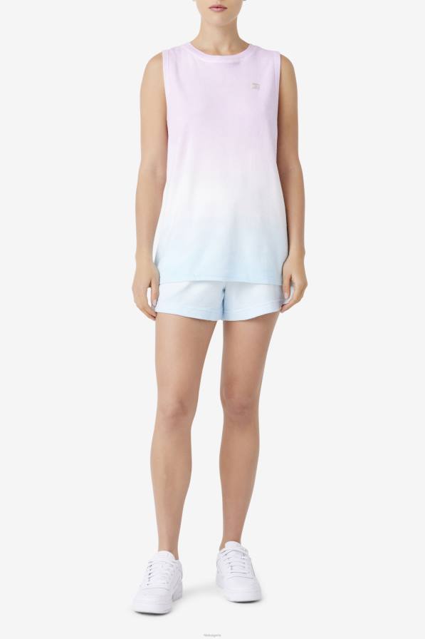 2HNL1481 орхидея/синя/нежна праскова FILA betti горнище без ръкави orchid/синьо/нежна праскова fila