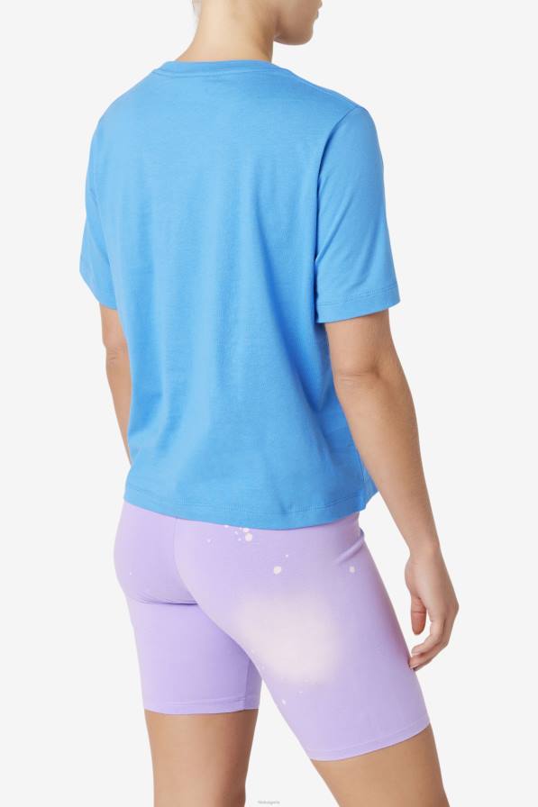 2HNL1483 френско синьо FILA тениска fila thea френско синя