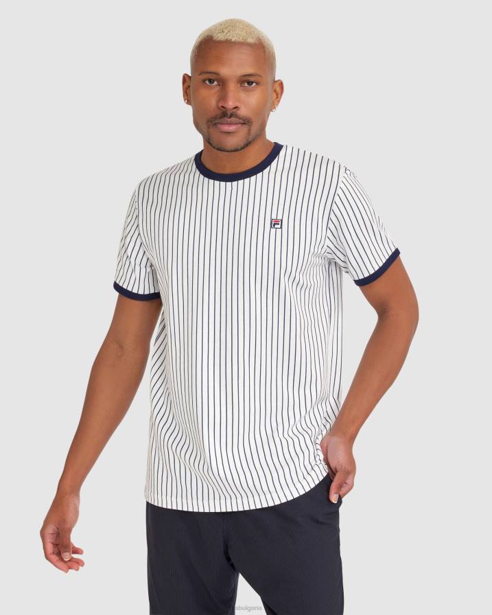 2HNL2384 бяло FILA мъжки wyatt ringer fila бяло