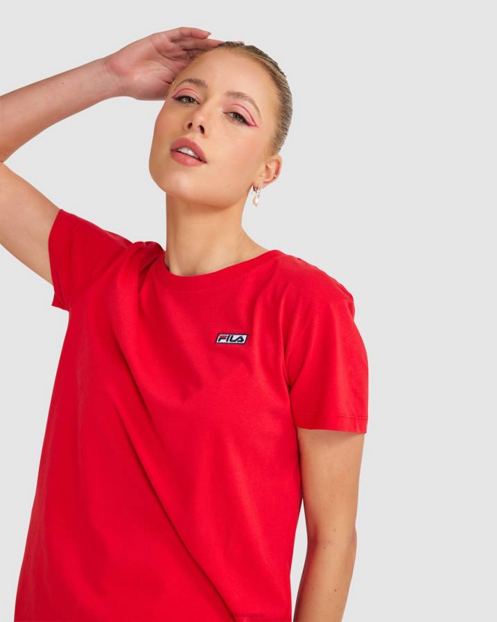2HNL2845 червен FILA fila дамска тениска imogen червена