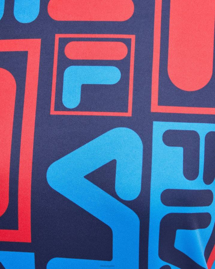 2HNL2854 нов флот FILA нова дамска тениска anja в тъмносиньо