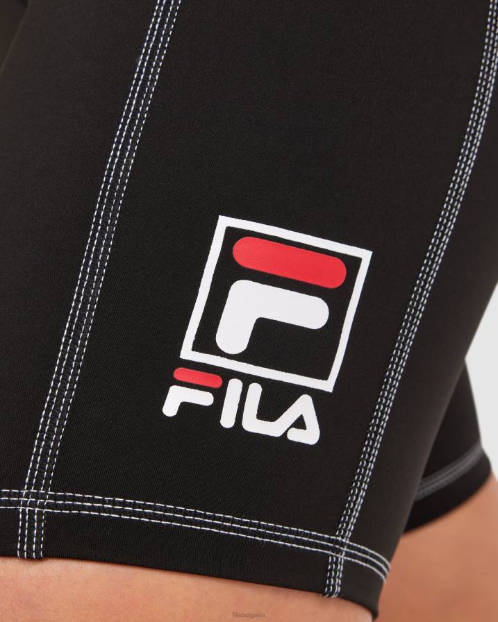 2HNL2855 черен FILA дамска кияра къса черна фила