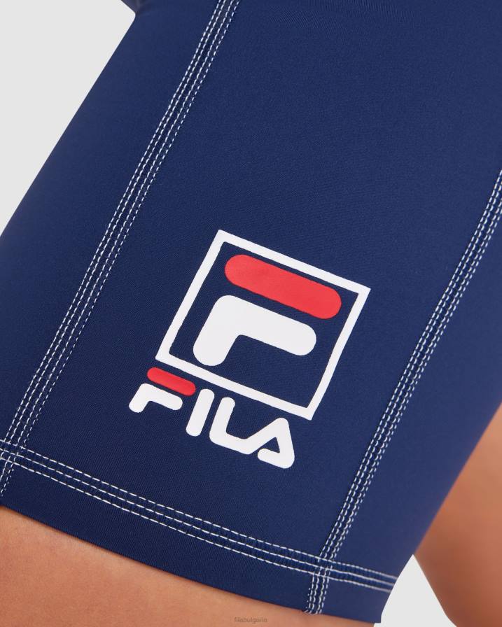 2HNL2856 нов флот FILA нова дамска киара в тъмносин къс фила