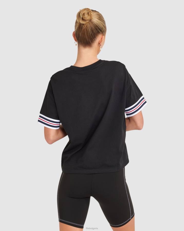 2HNL2861 черен FILA дамска тениска chiara черна fila