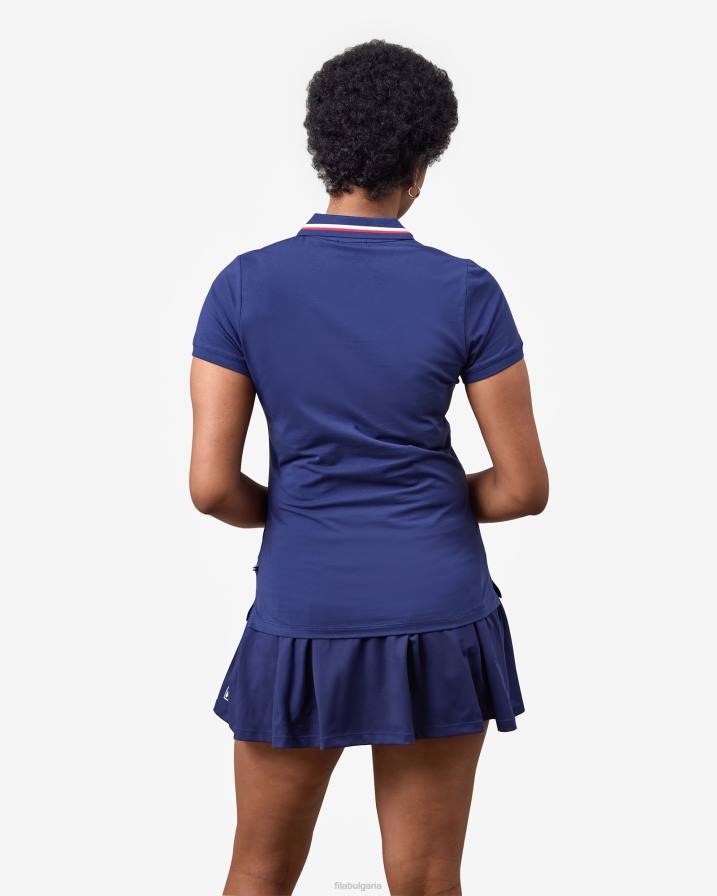 2HNL2921 нов флот FILA моника поло нова тъмносиня фила