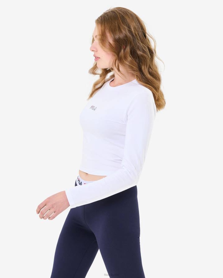 2HNL2934 бяло FILA бял градински чай ls tee fila