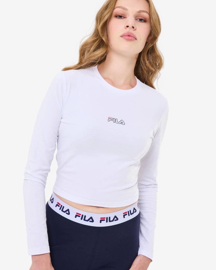 2HNL2934 бяло FILA бял градински чай ls tee fila