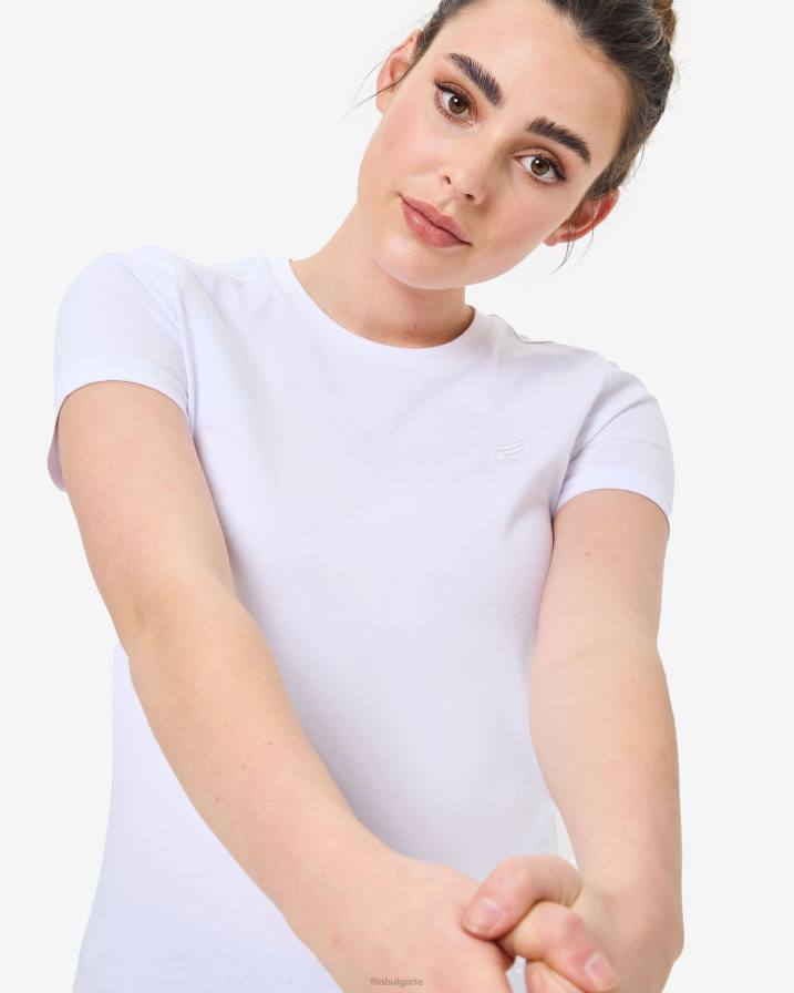 2HNL2935 бяло FILA бяла тениска fila yuna