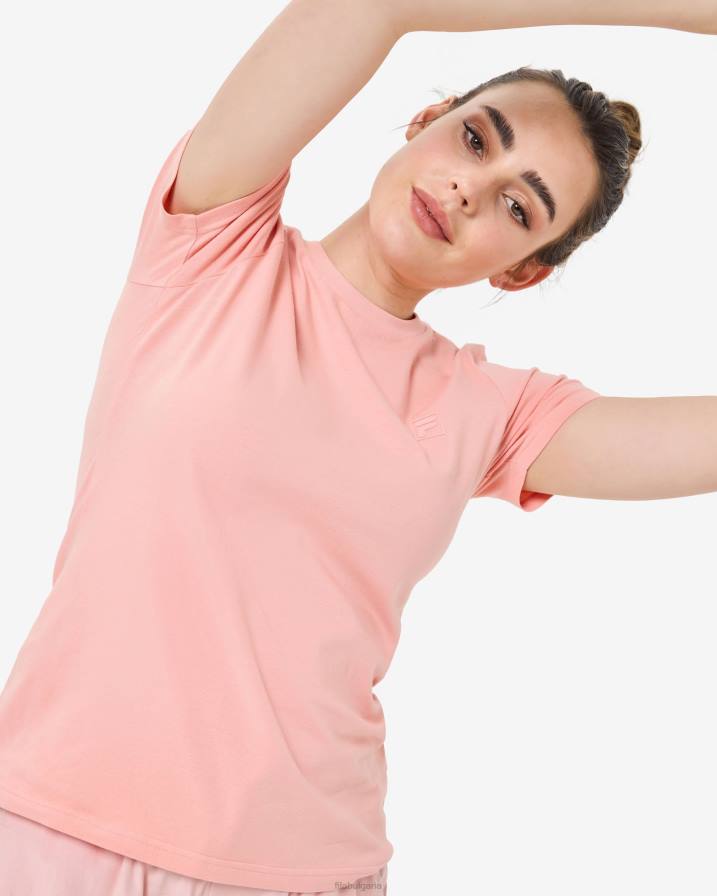 2HNL2937 мека роза FILA тениска с мека роза fila yuna