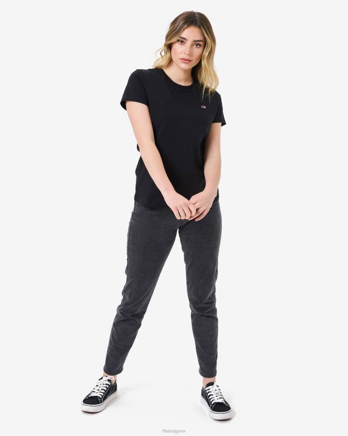 2HNL2943 черен FILA черна тениска fila volara 2.0