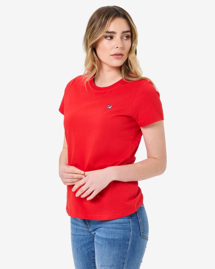 2HNL2945 червен FILA volara badge 2.0 tee red fila