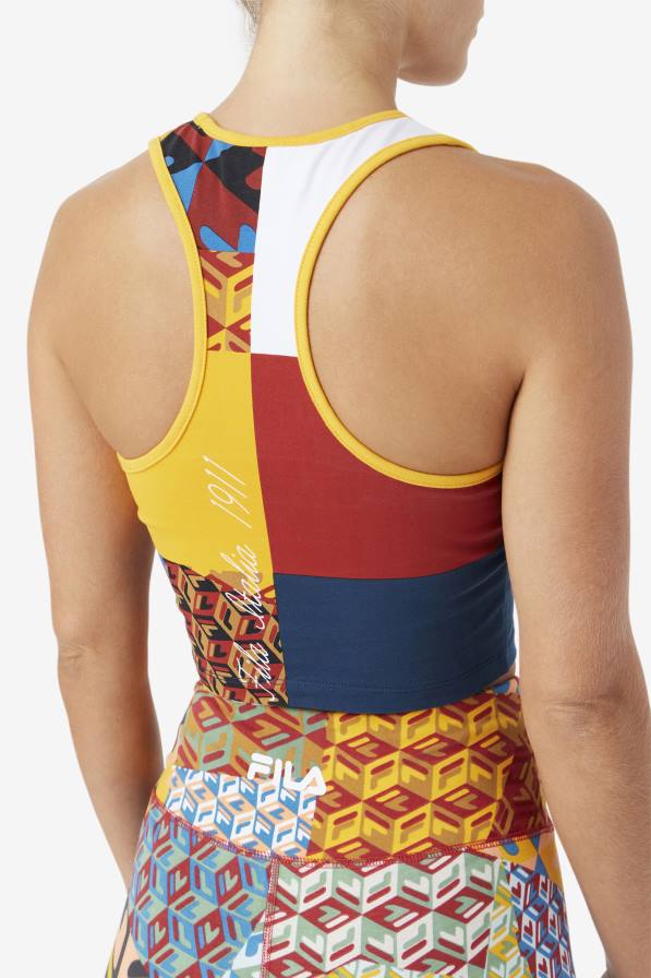 2HNL1380 жълто/бяло/ревен/океан FILA жълто/бяло/ревен/океан zhuri tank fila