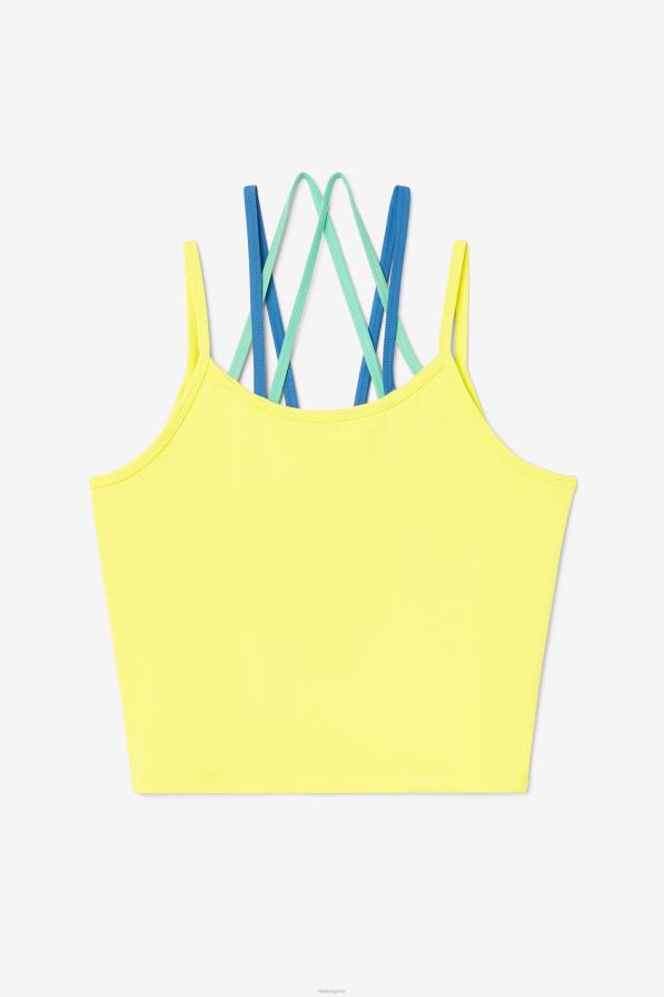 2HNL1382 сяра FILA cecillia strappy tank fila sulfur